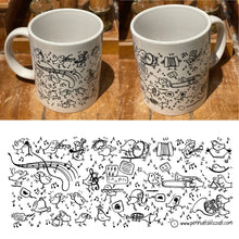Carica l'immagine nel visualizzatore di Gallery, Mug Pennuti Skizzati
