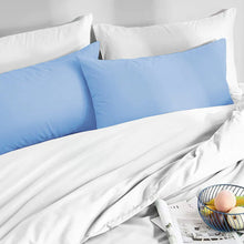 Carica l'immagine nel visualizzatore di Gallery, Coppia di federe a sacco tinta unita