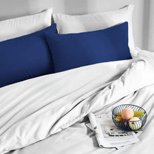 Carica l'immagine nel visualizzatore di Gallery, Coppia di federe a sacco tinta unita