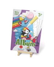 Carica l'immagine nel visualizzatore di Gallery, PROMO 2 Album Sabbiarelli Pennuti Skizzati + basket 12 penne di sabbia