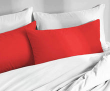 Carica l'immagine nel visualizzatore di Gallery, Coppia di federe a sacco tinta unita
