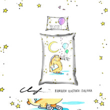 Carica l'immagine nel visualizzatore di Gallery, Copripiumone singolo Bacio della buona notte