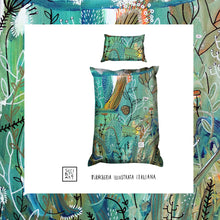 Carica l&#39;immagine nel visualizzatore di Gallery, Copripiumone singolo Giardino 🌱🌿🍀 Susi Fois Art
