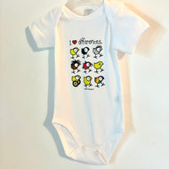 Body neonati - I ❤️ DIFFERENCES Pennuti Skizzati